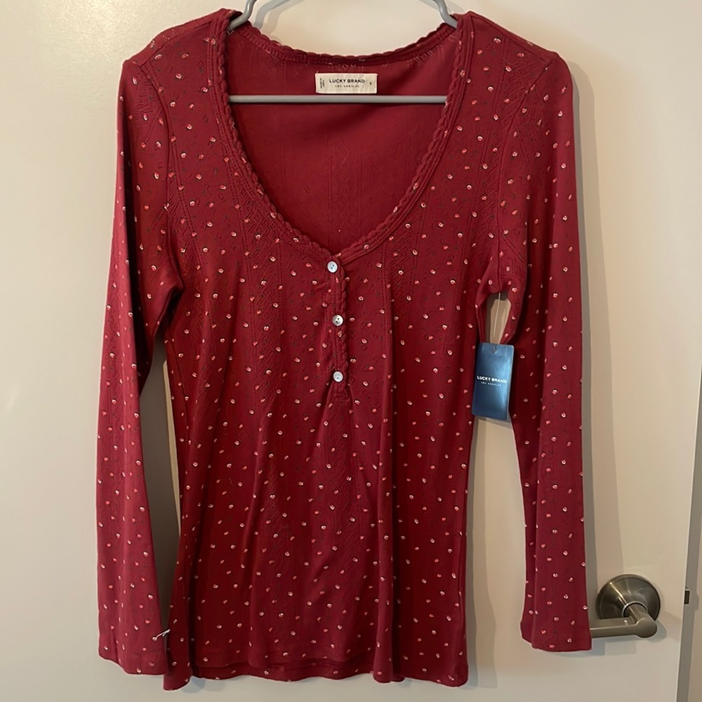 NWT Lucky Brand Long Sleeve